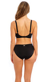 East Hampton Black UW Gathered Full Cup Bikini Top, Special Order D Cup to J Cup