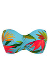 Pichola Aqua UW Twist Bandeau Bikini Top, Special Order D Cup to G Cup