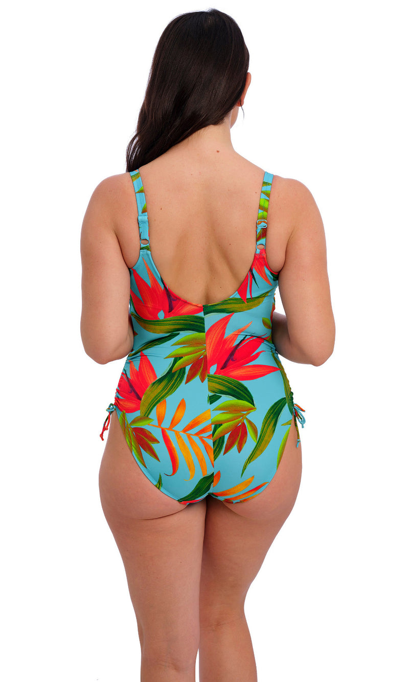 Pichola Aqua UW Twist Front Swimsuit With Adjustable Leg, Special Order D Cup to H Cup