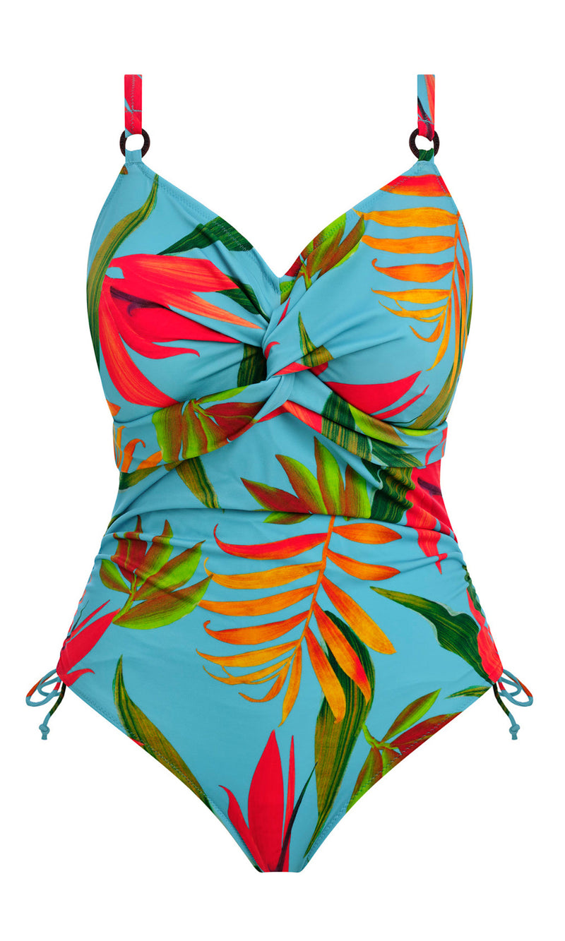 Pichola Aqua UW Twist Front Swimsuit With Adjustable Leg, Special Order D Cup to H Cup