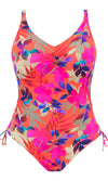 Playa Del Carmen Beach Party UW V-neck Swimsuit With Adjustable Leg, Special Order D Cup to J Cup