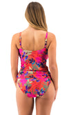 Playa Del Carmen Beach Party UW Twist Front Tankini, Special Order D Cup to H Cup