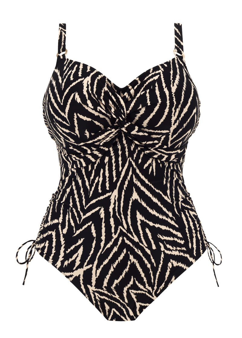 Silhouette Island Monochrome UW Twist Front Swimsuit With Adjustable Leg, Special Order D Cup to H Cup
