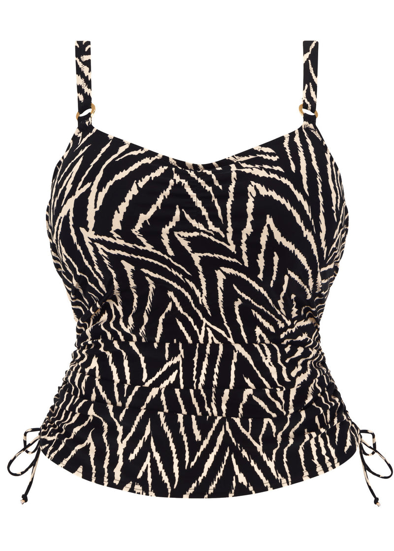 Silhouette Island Monochrome UW Adjustable Side Tankini, Special Order D Cup to H Cup