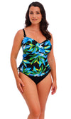 Talm Beach Black UW Twist Front Tankini, Special Order D Cup to H Cup