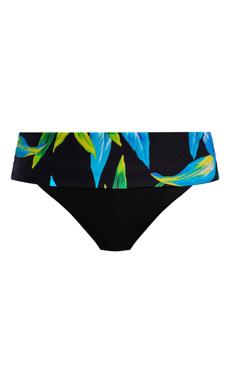 Talm Beach Black Fold Bikini Brief, Special Order S - 2XL