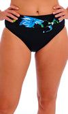 Talm Beach Black High Waist Bikini Brief, Special Order S - 2XL