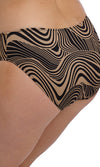 Pemba Island Mocha Mid Rise Bikini Brief, Special Order XS - 2XL