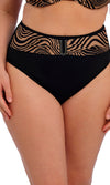 Pemba Island Mocha High Waist Bikini Brief, Special Order S - 2XL