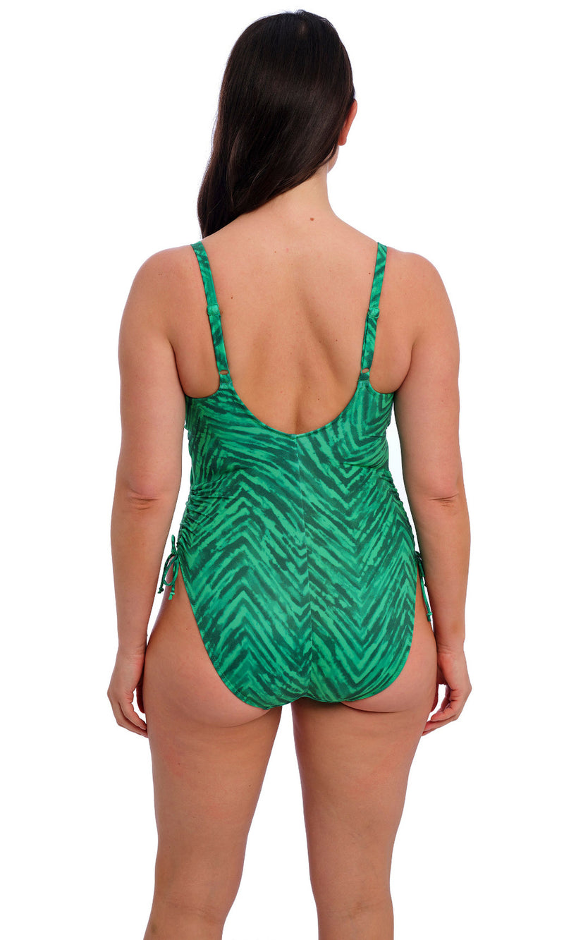 Punta Mita Emerald UW Plunge Swimsuit, Special Order D Cup to G Cup