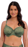 Maya Bay Peridot UW Gathered Full Cup Bikini Top, Special Order D Cup to H Cup