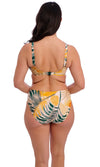 Maya Bay Warm Sunset UW Gathered Full Cup Bikini Top, Special Order D Cup to H Cup