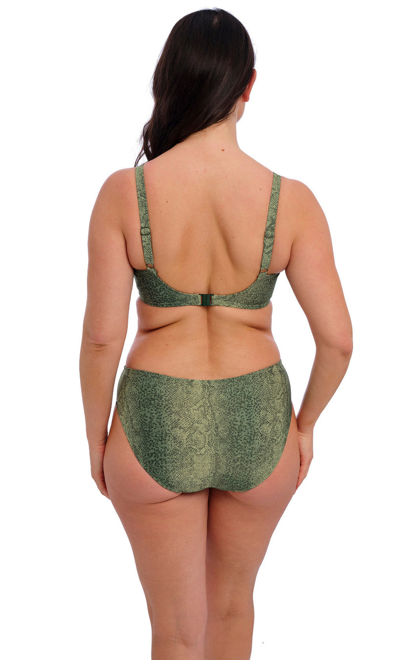 Maya Bay Peridot Mid Rise Bikini Brief, Special Order XS - 2XL
