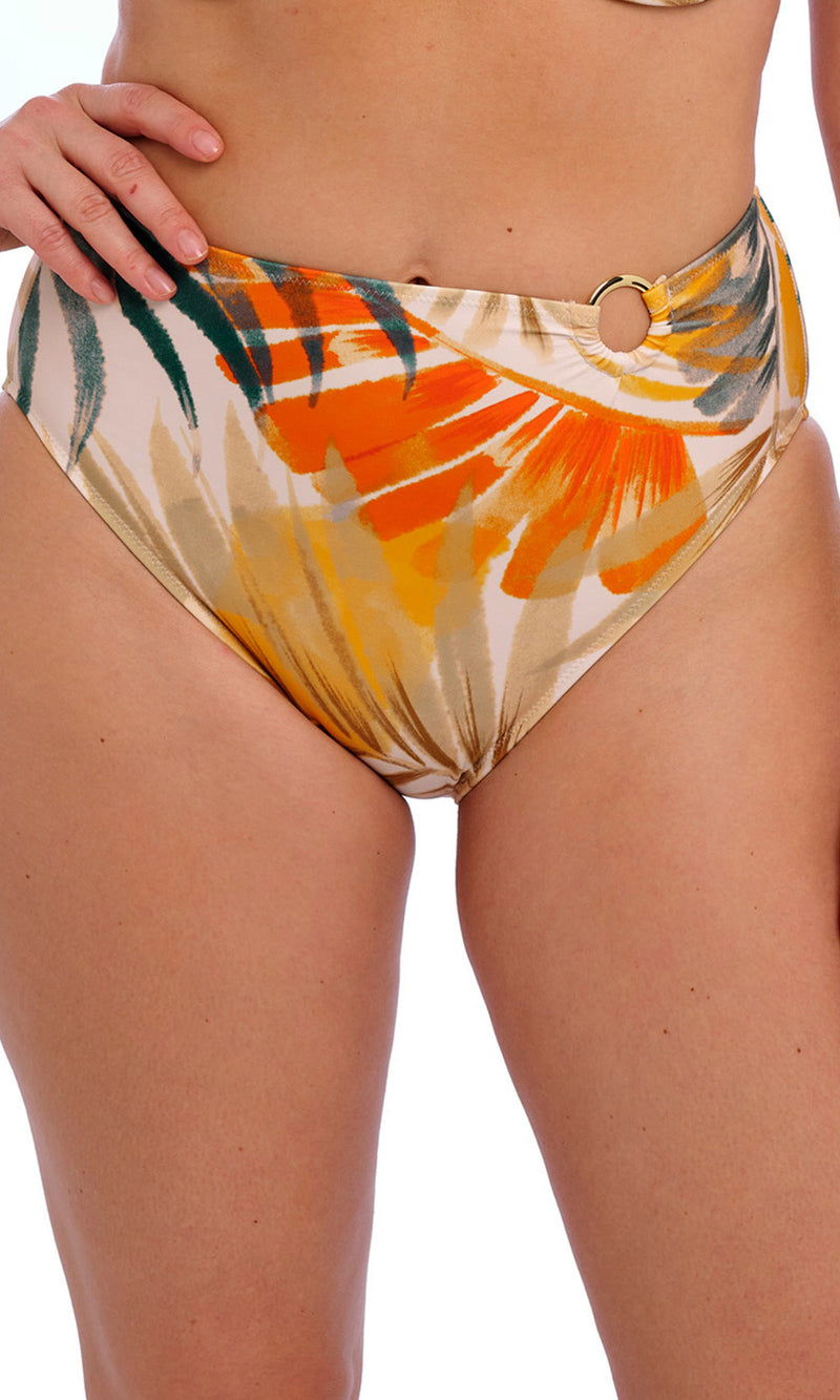 Maya Bay Warm Sunset High Waist Bikini Brief, Special Order S - 2XL