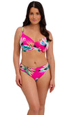 Carabelita Peony UW Gathered Full Cup Bikini Top, Special Order D Cup to J Cup