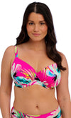 Carabelita Peony UW Gathered Full Cup Bikini Top, Special Order D Cup to J Cup