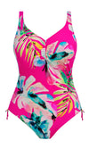 Carabelita Peony UW V-neck Swimsuit With Adjustable Leg, Special Order D Cup to J Cup