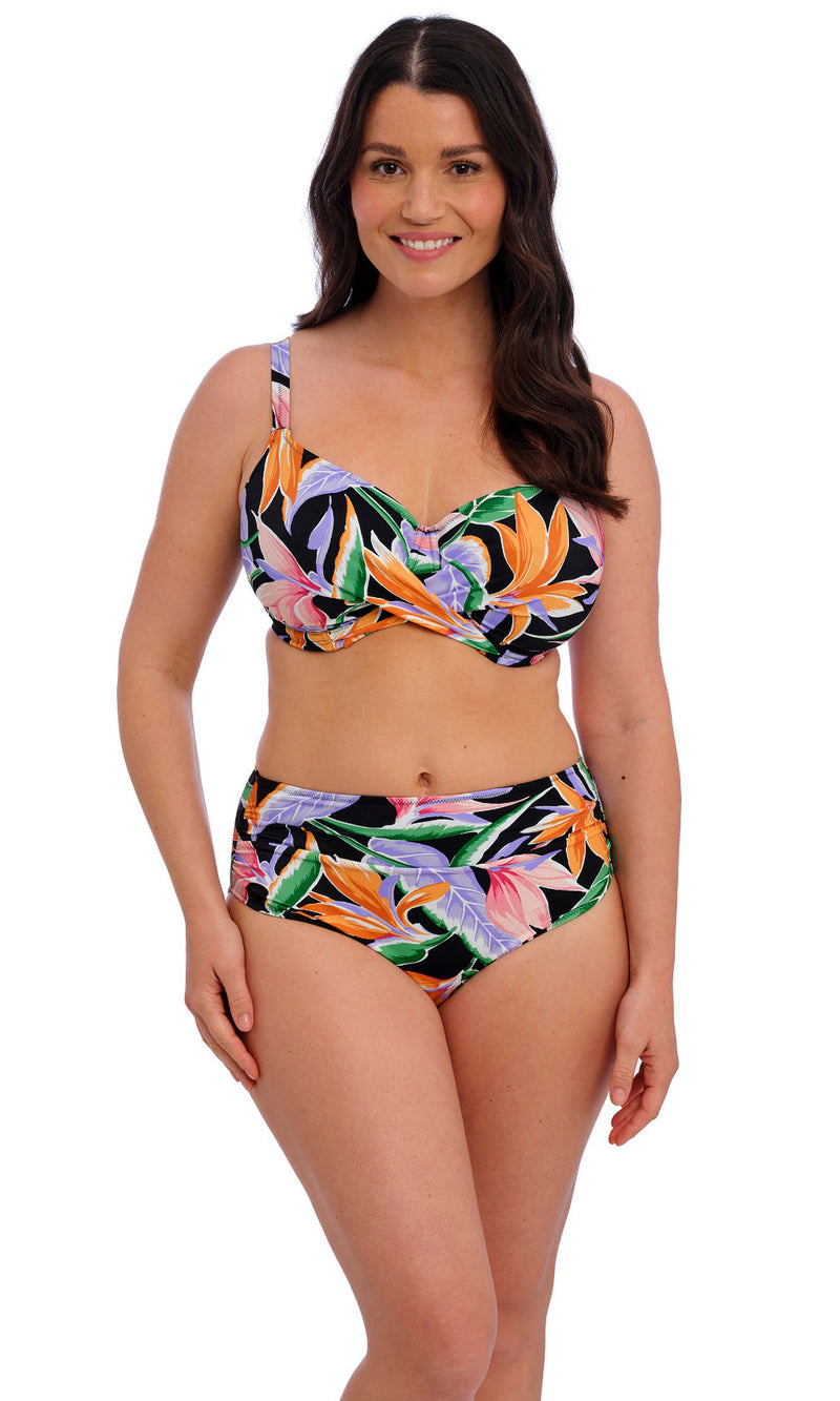 Mykonos Cove Black UW Full Cup Bikini Top, Special Order D Cup to H Cup