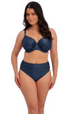 Paros Coast Midnight Sparkle UW Gathered Full Cup Bikini Top, Special Order D Cup to H Cup