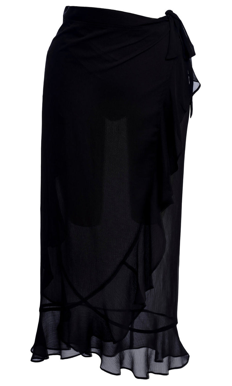 Nauru Black Sarong, Special Order S/M - L/XL