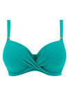 Ottawa Bright Jade UW Wrap Front Full Cup Bikini Top, Special Order D Cup to H Cup