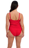 Ottawa Radiant Red UW Twist Front Tankini, Special Order D Cup to G Cup