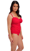 Ottawa Radiant Red UW Twist Front Tankini, Special Order D Cup to G Cup