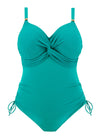 Ottawa Bright Jade UW Twist Front Swimsuit With Adjustable Leg, Special Order D Cup to GG Cup
