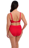 Ottawa Radiant Red High Waist Bikini Brief, Special Order S - 2XL