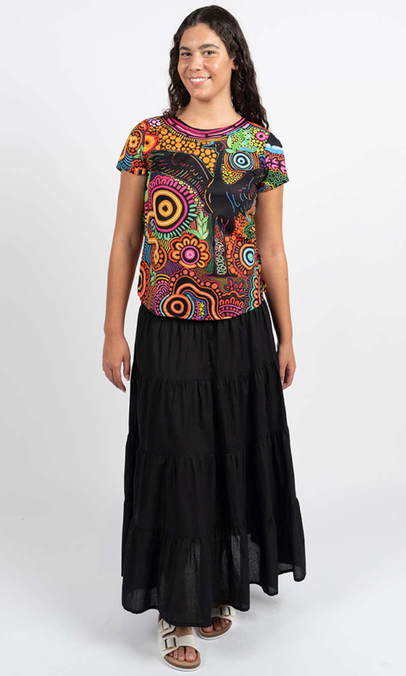 Aboriginal Art Fashion Top Gunugudhula