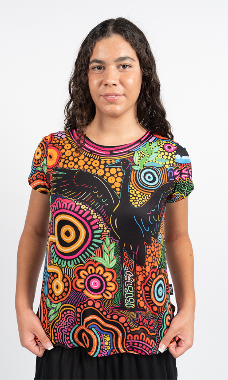 Aboriginal Art Fashion Top Gunugudhula