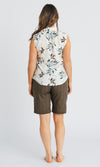 Bamboo Ladies Shirt Sleeveless Print, More Prints