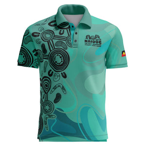 NAIDOC 2025 Aboriginal Art Fitted Polo Ninti Pulka
