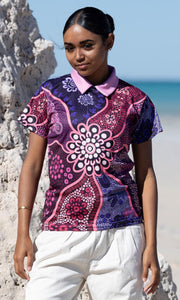Aboriginal Art Ladies Fitted Friendship
