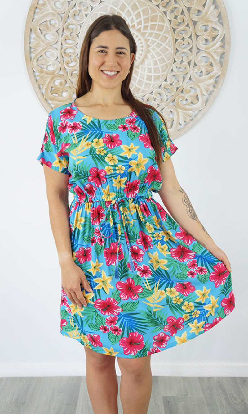 Rayon Dress Getaway Magnolia, More Colours