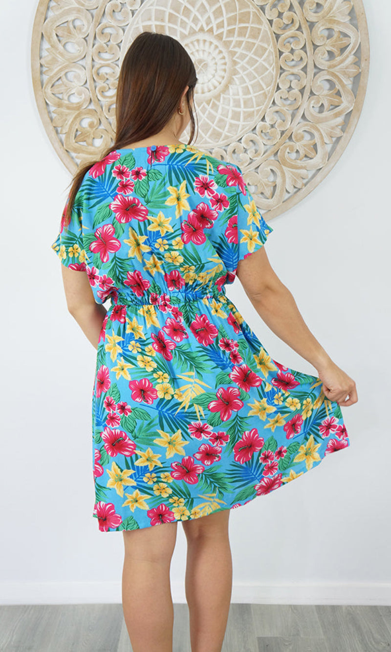 Rayon Dress Getaway Magnolia, More Colours