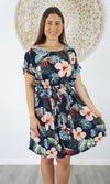 Rayon Dress Getaway Tatiana Navy