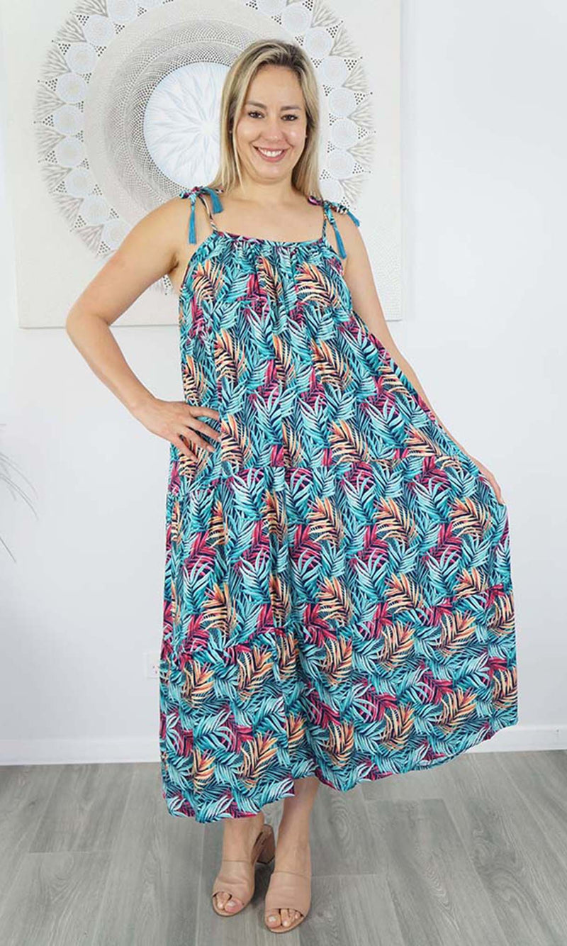 Rayon Dress Goa Lady Fern, More Colours