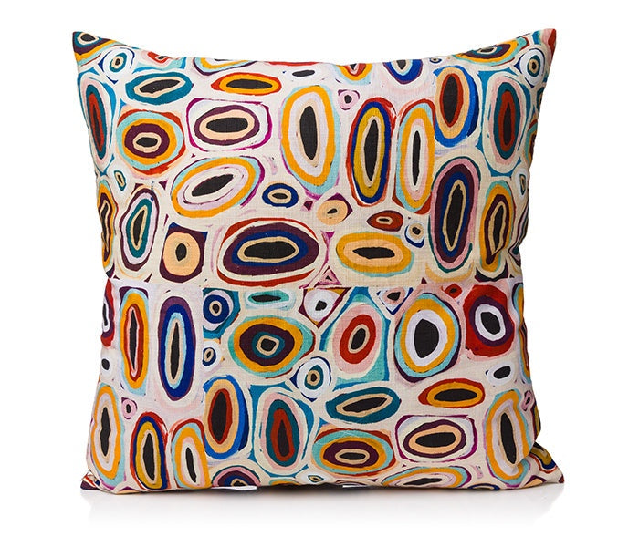 Aboriginal Art Cushion Cover Gladys Kuru Bidu