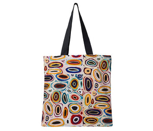 Aboriginal Art Tote Bag Gladys Kuru Bidu