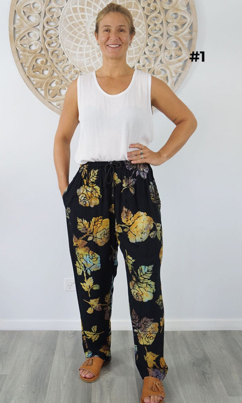 Rayon Happy Pant Batik, More Prints