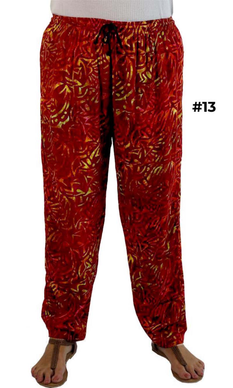 Rayon Happy Pant Batik, More Prints