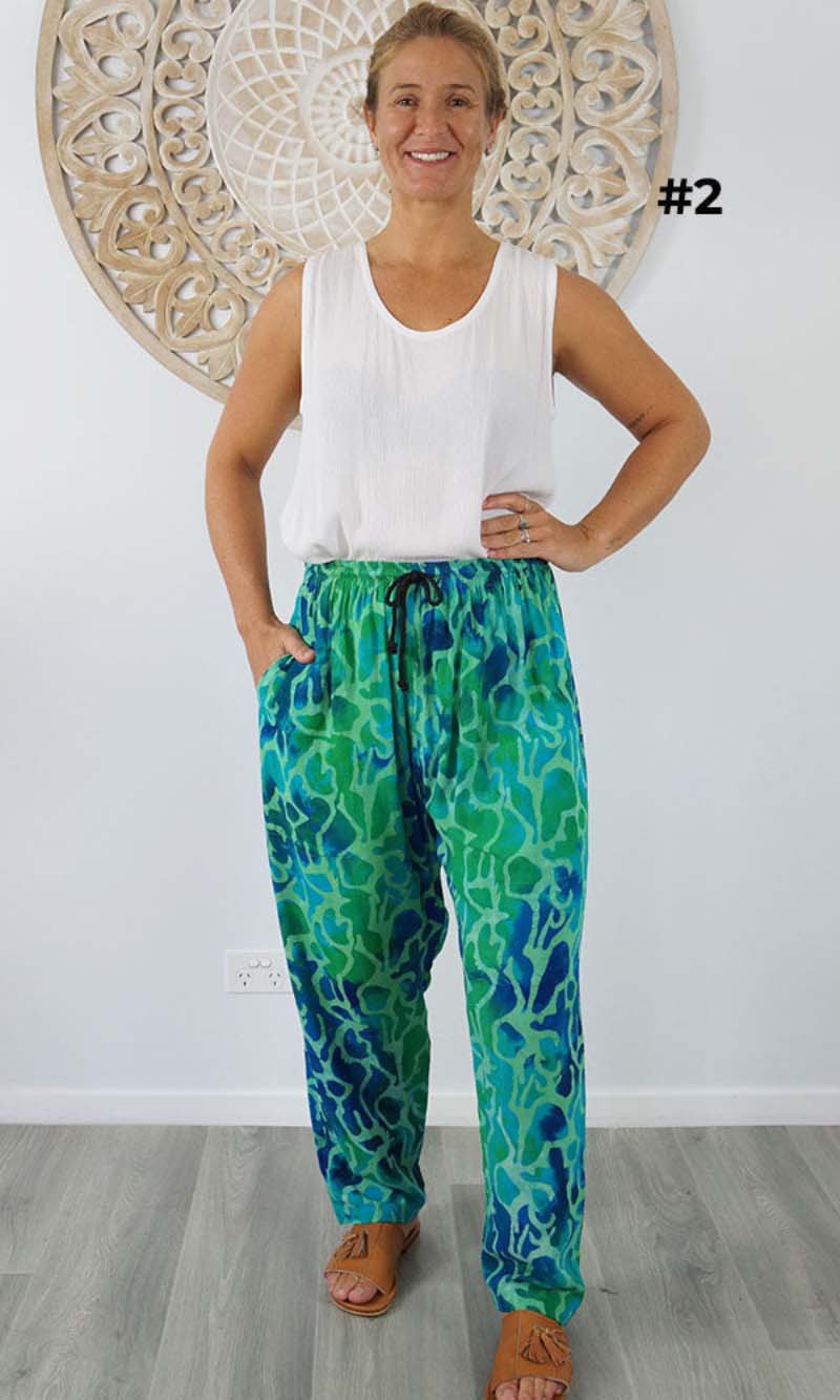 Rayon Happy Pant Batik, More Prints