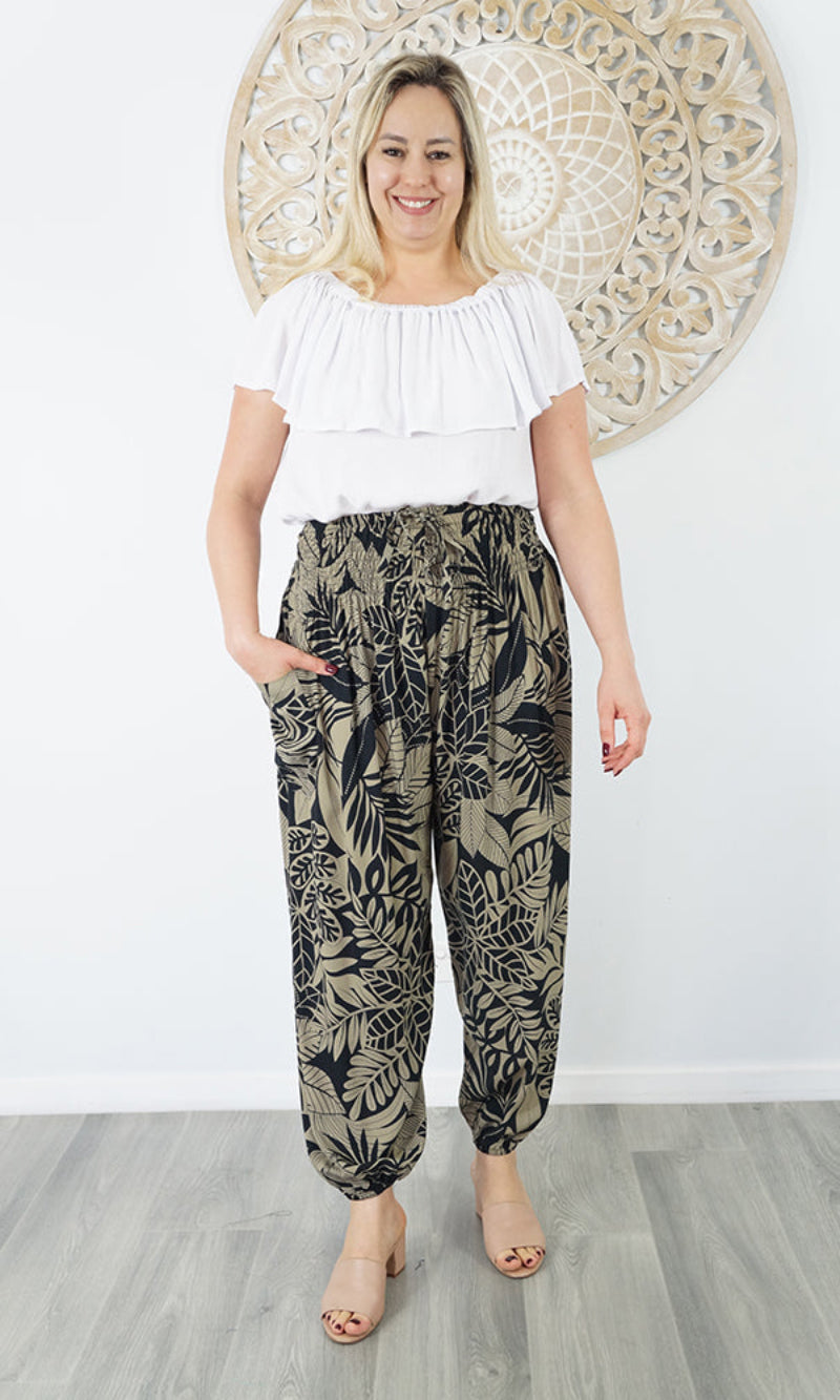 Rayon Pant Harem Betelnut