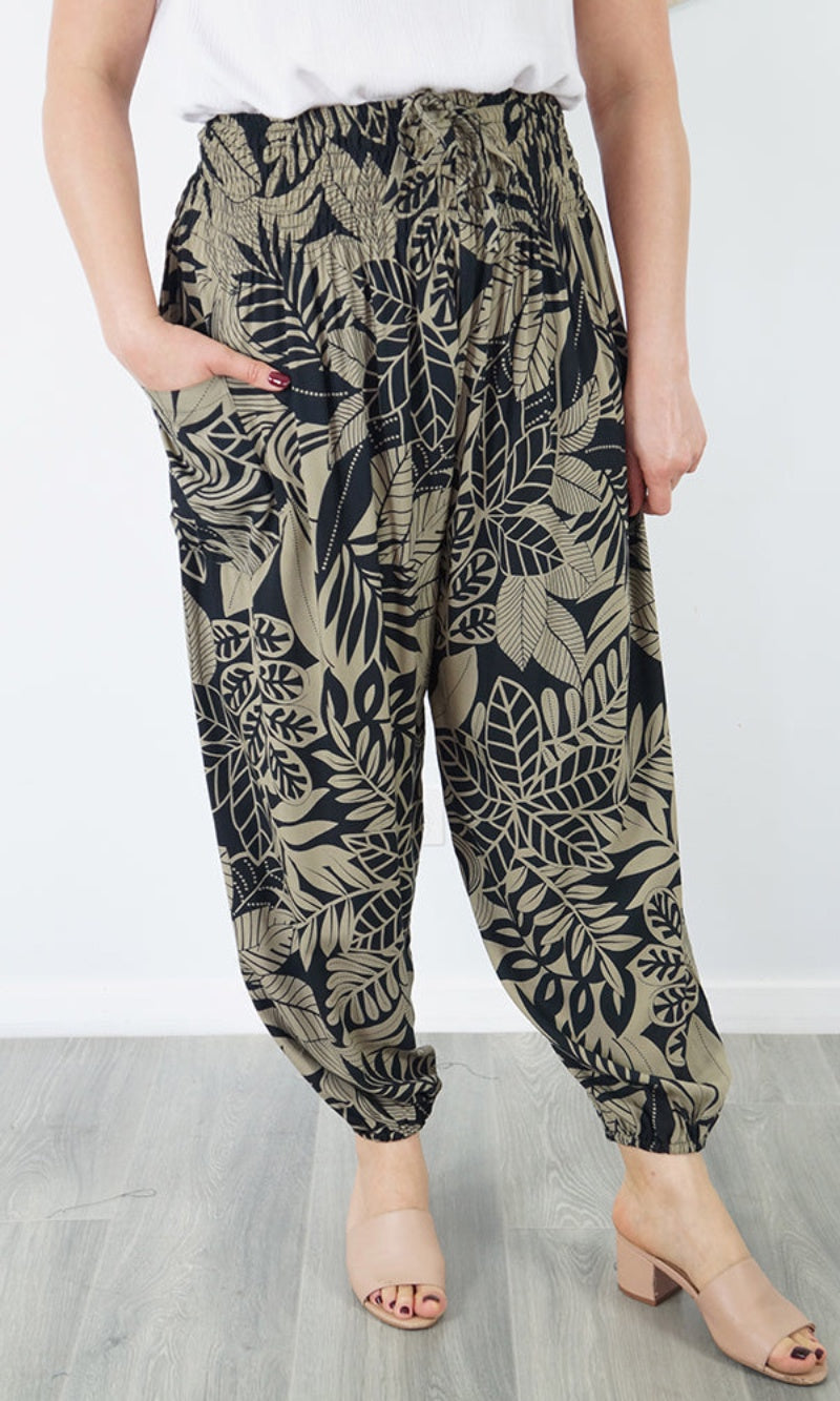 Rayon Pant Harem Betelnut