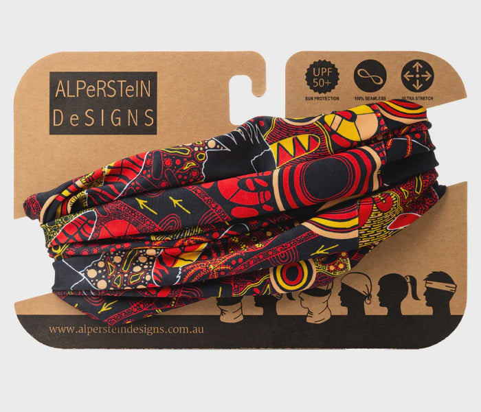 Aboriginal Art Neck Gaiter Justin Butler (2)