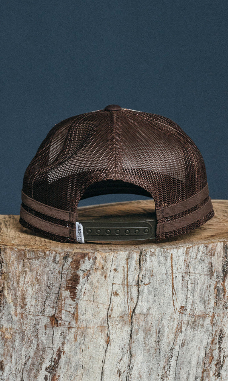 Daisy Trucker Cap Chocolate