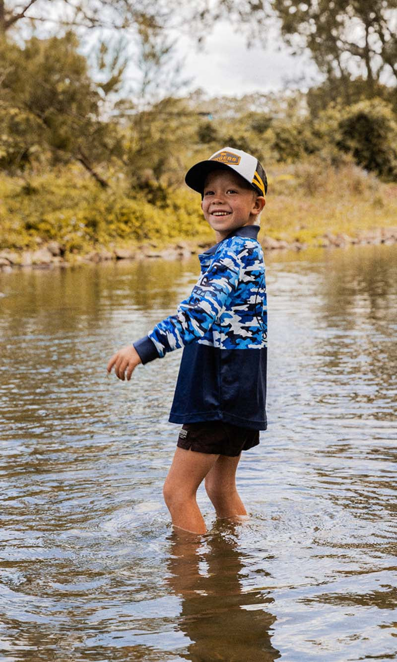 Kids Halls Creek Fishing Jersey, More Colours