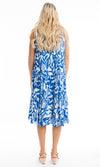 Cotton Dress Boho Sleeveless Hayman Blue