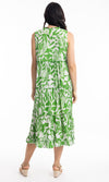 Cotton Dress Boho Sleeveless Hayman Green